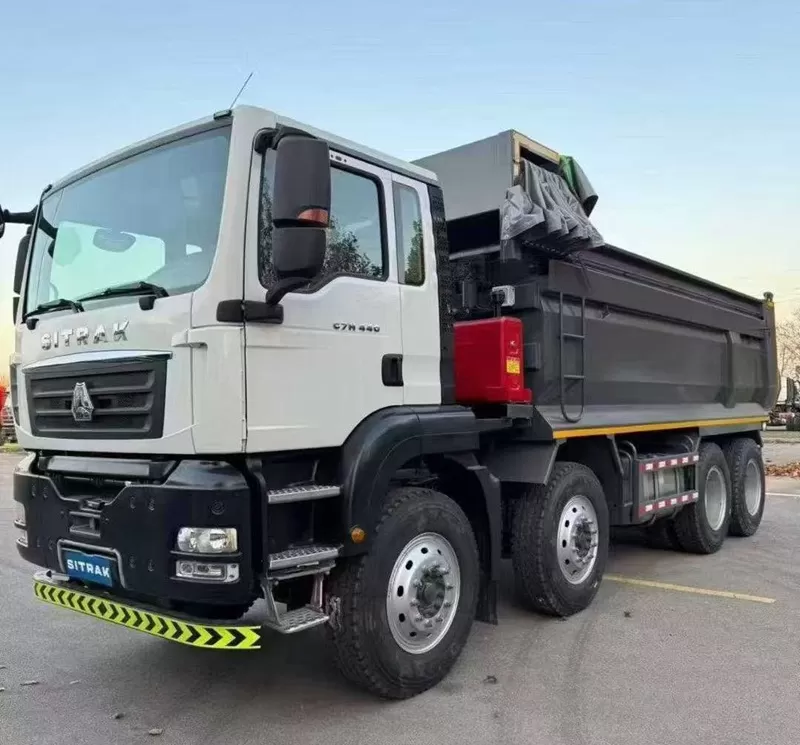 Caminhão basculante de engenharia de alta qualidade usado SITRAK G7H 8 × 4