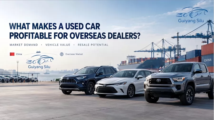 O que torna um carro usado lucrativo para revendedores estrangeiros?