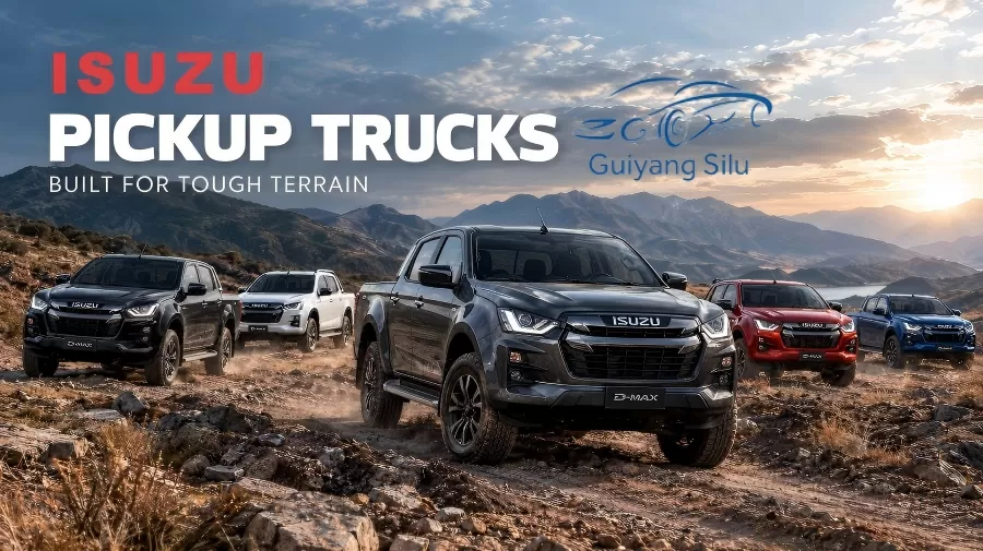 4 picapes Isuzu da China: encontre o modelo certo para o seu negócio